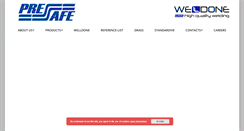 Desktop Screenshot of pressafe.com